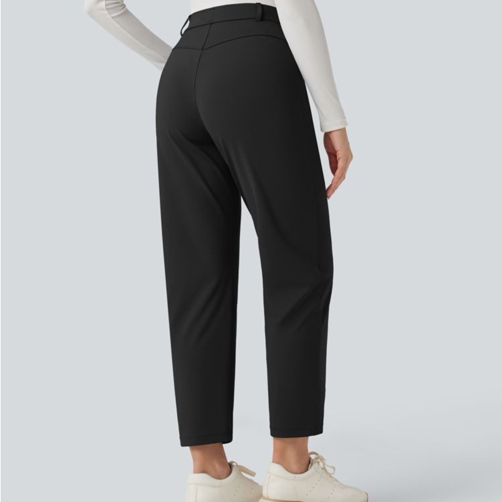 HALARA Flex High Waisted 7/8 Work Tapered Pants with Pockets - Picture 7 of 9